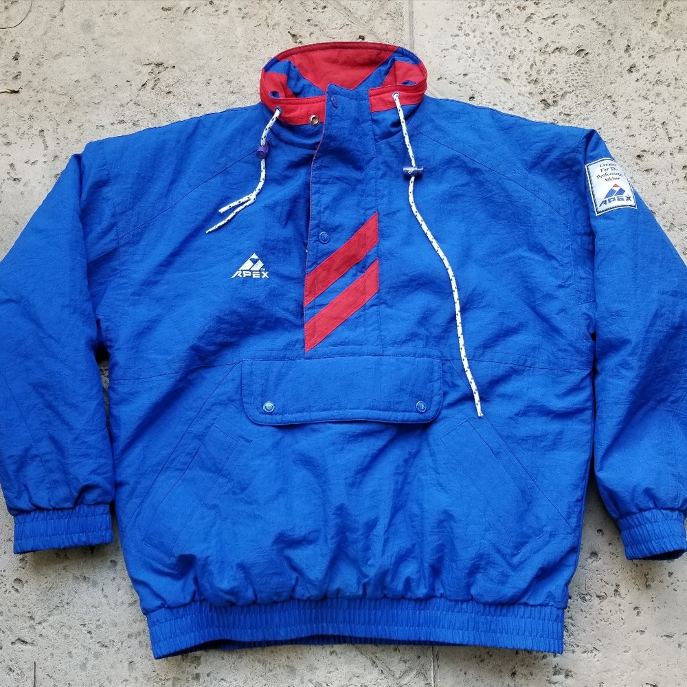 Rare 1990s Apex One Sportswear Spellout Pullover Buffalo Bills Colorway